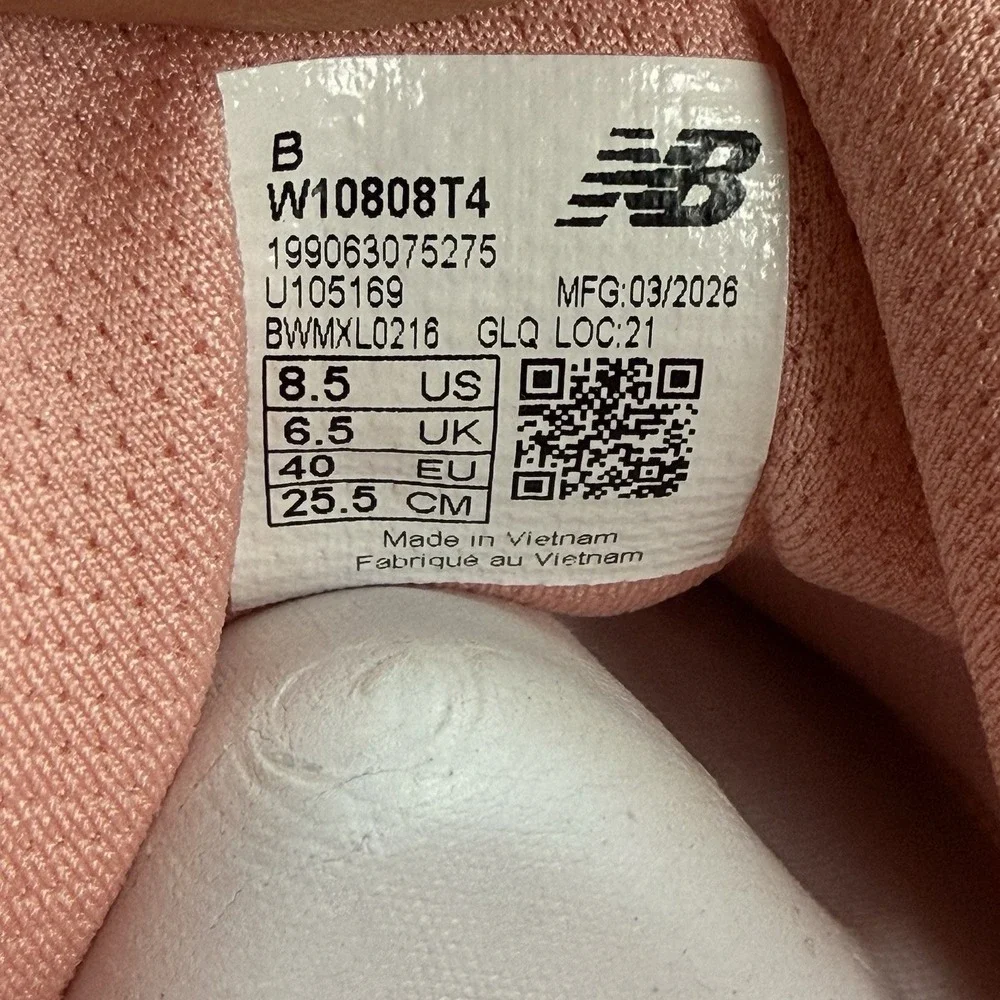 New Balance 1080 v15 Women's Size 8.5 Running Shoes Pink Sneakers W10808T4
